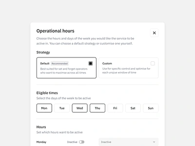 Scheduling tool business calendar clean clock date design interface interface design light ui manage minimal modal modals schedule scheduler simple ui ux