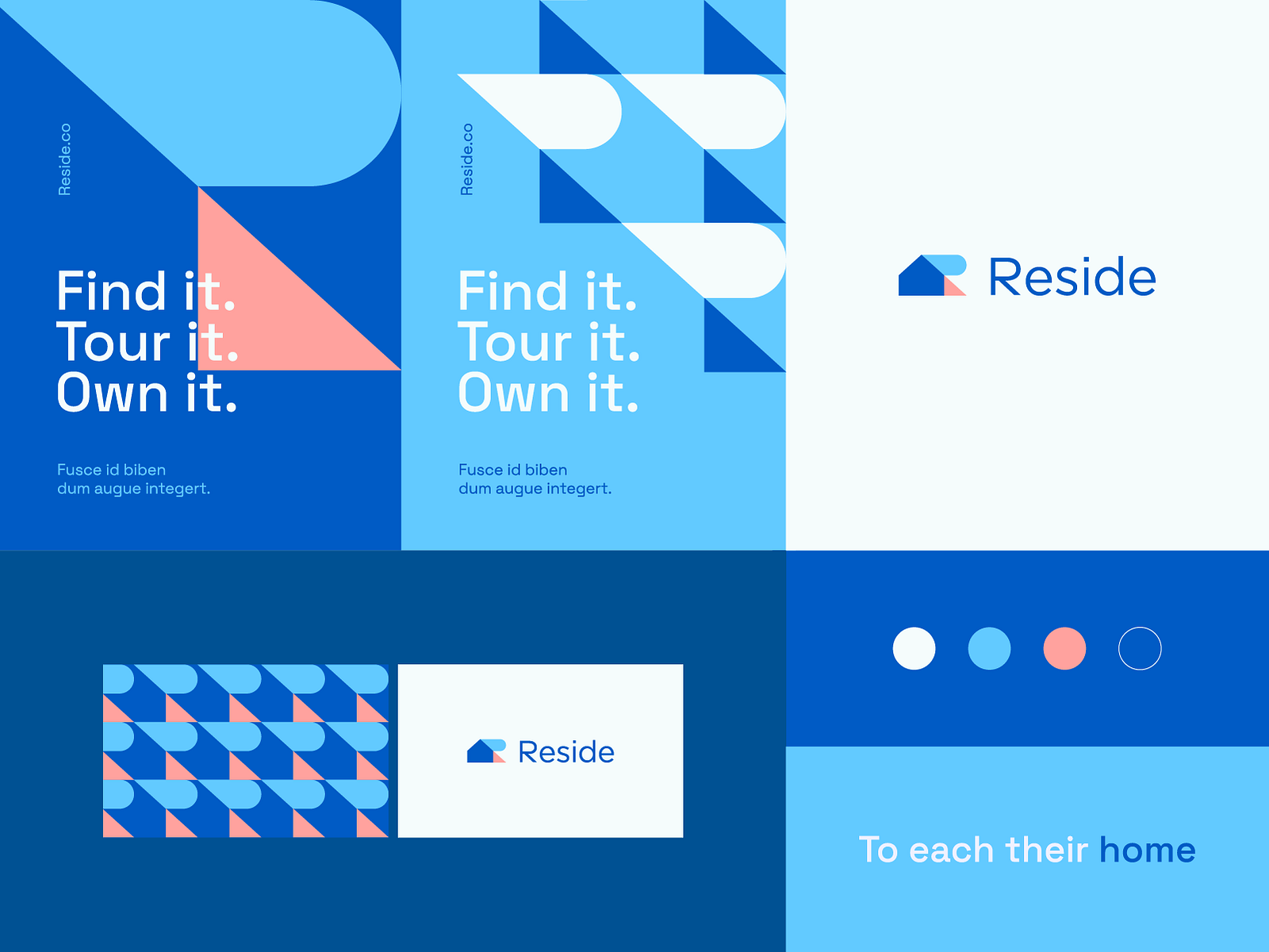 Reside - Visual identity system by Ahmed creatives on Dribbble