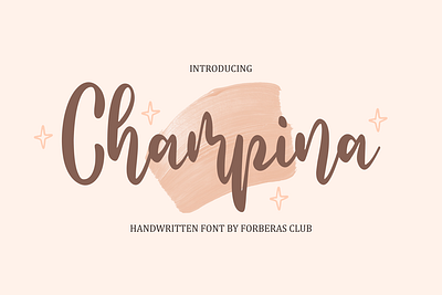 Champina | Handwritten Font abstract bouncy calligraphy cricut design design type drawing font handwriting typeface