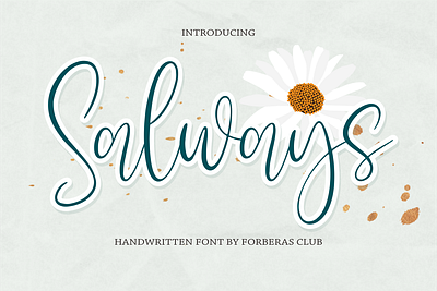 Salways | Handwritten Font abstract alphabet bouncy calligraphy character condensed cricut design drawing font label letter number template text typeset