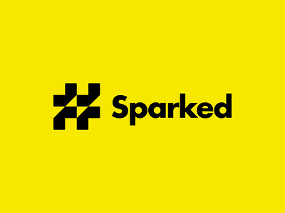 Sparked | # + ⚡️ brand brand identity brand identity design branding hash hashtag hashtags icon logo logo design logo exploration logo icon logo mark logos monogram simple design simple logo spark sparked volt