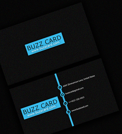 Business card_buzzcard brand design brand identity branding business card design