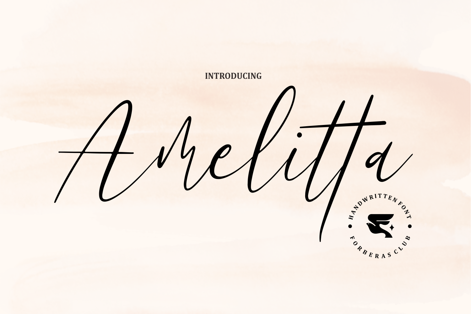 Amelitta | Handwritten Font by Forberas on Dribbble