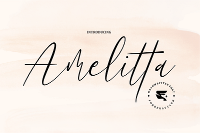 Amelitta | Handwritten Font abstract alphabet bouncy calligraphy condensed cricut design drawing font handwriting handwritten lettering numbering numeric text type design typeset