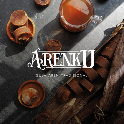 Logo Arenku branding design logo typography