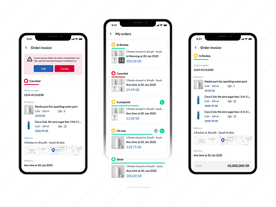 My Order - Order Invoice UI app cancel design mobile android design ui mobile app design ui ux on way ui ui design uiux ux
