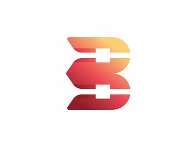 B Monogram architect b b letter b logo colorful consulting corporate branding customizable design studio finance insurance law lawyer letter media monogram multimedia business multipurpose office
