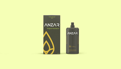 Anzar oil box design oil olive oil packaging design packaging mockup spray