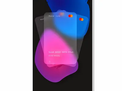 MasterCard 💳 2d 3d adobe animation card curve design dribble mastercard ui uiux ux web xd