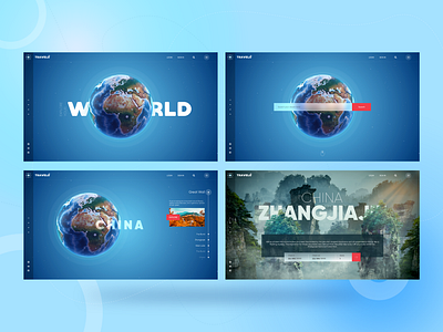 Travel Website Exploration 2021 colorful concept inspiration landing shot travel travel agency traveling travelling trendy ui webdesign xd