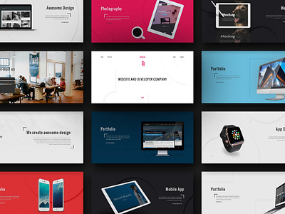 Epoch agency design landingpage slider theme design themeforest ui webdesign