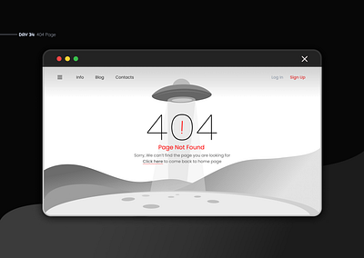 404 Page 404 error page 404 page app app design black white clean daily ui design error page figma inspiration interface mobile simple ui ui design ux uxui web website