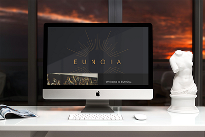 Eunoia - Ottawa Bachelor of Fine Arts Graduating Class 2020 design layoutdesign portfolio portrait art web design website website concept website design