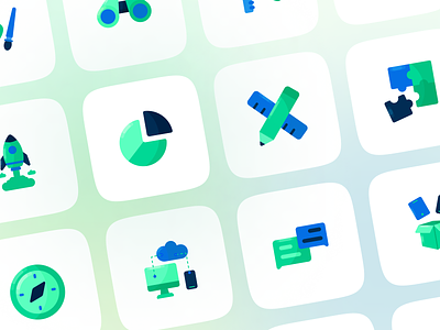 Startup Icon Illustration Set - Color Details
