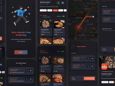 Food Delivery App UI Design app ui app uiux food app food app ui food delivery app mobile app design ux