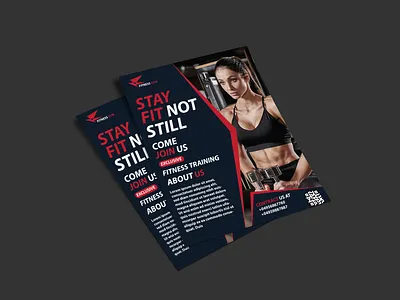 Fitness Flayer business flayer corporate flyer efte ahmed fitness flyer flayer flayer design gym flyer