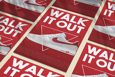 Walk it out _ Poster artwork branding design illustration typography vector