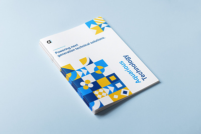 Aquarious Brochure Design design graphic design logo ui ux