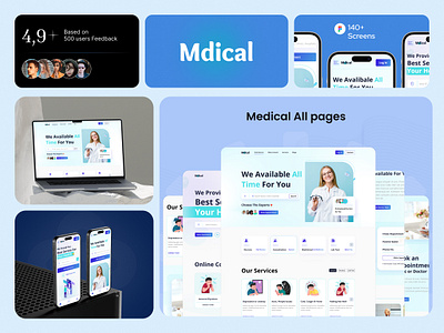 Medical Landing page 🩺 appinterface digitalhealth healthcareapp healthcareux healthinnovation healthservices healthtech medica medicalapp medicalbranding medicaldesign medicalillustration medicalinterface medicalui medicalwebsite mobileappdesign telemedicine uiux userexperience webdesign