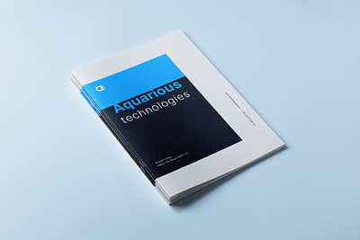 Aquarious Brochure Design design graphic design ui ux