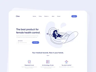 Period Tracker Website app app design application clean ecommerce interaction design interface design ios iphone minimal mobile period tracker website purple screen ui uidesign user experience user interface ux uxdesign