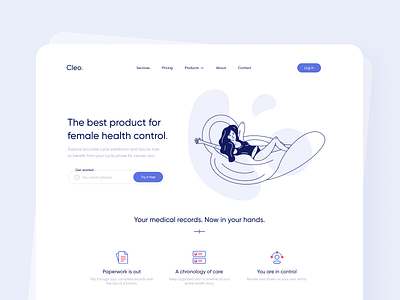 Period Tracker Website app app design application clean ecommerce interaction design interface design ios iphone minimal mobile period tracker website purple screen ui uidesign user experience user interface ux uxdesign