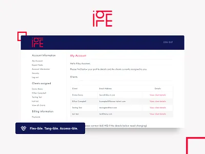 ibLE app dashboard product product design ui virtual assistant web