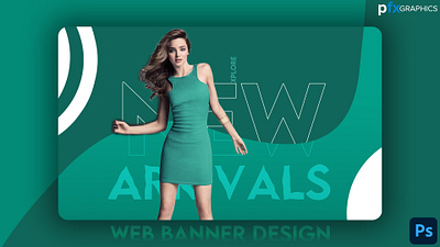 Fashion Web Banner Design - PFX Graphics banner banner design branding design minimal pfxgraphics typography web banner website