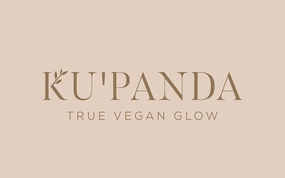 KuPanda botanical botanical logo graphic design hand drawn logo minimal minimalist natural organic simple logo