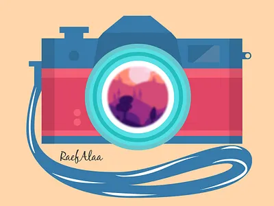 Photography is Life artwork design flat illustration illustrator illustrator art vector vectorart