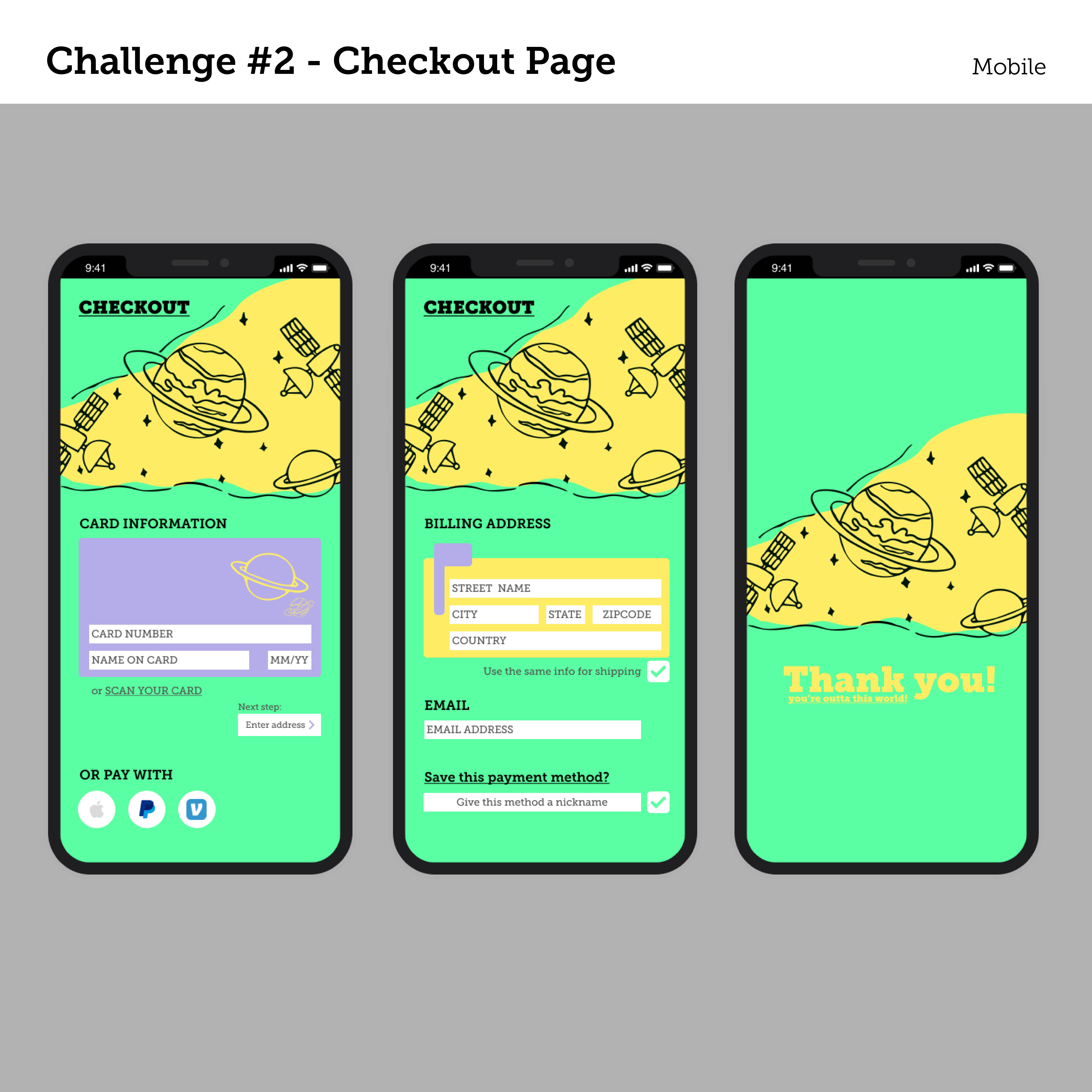 Daily UI - Day Two checkout checkout page daily ui dailyui ux
