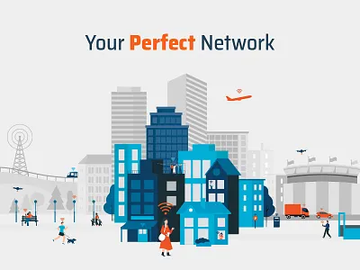 Smart City Illustration design illustration vector