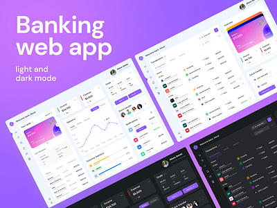 Banking web app analytics bank banking banking dashboard chart credit card dashboard digital banking finance fintech money platform saas profuct transaction ui user interface ux wallet wallet dashboard web