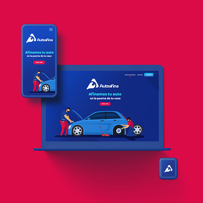 AUTOAFINA branding branding mexicano car service css3 design diseño mexicano html5 illustration mecanico pagina pagina web responsive design responsive website service app sitio web mexicano sketch ui ux web web design