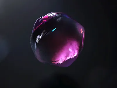 Secret File Ninety Three 3d 3d animation animation art blender blender3d diamond freebie gem glass stone video violet wallpaper