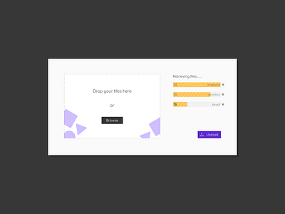 Upload #031 daily 100 challenge dailyui dailyuichallenge design ui upload upload file uploading web