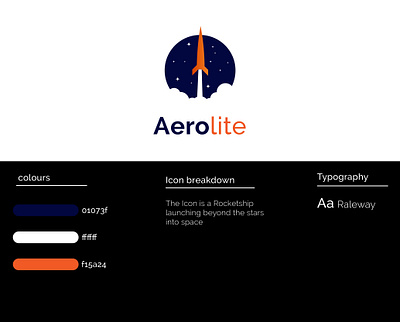 Aerolite 30daychallenge 30daylogochallenge aero aerospace brand design branding dailychallenge design illustration logo space vector