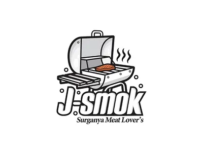 J-SMOK Logo Design for Business logo design illustration