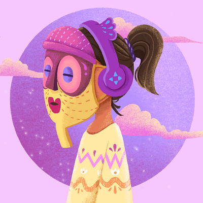 Mask fantasy illustration kidlitart kidlitillustration