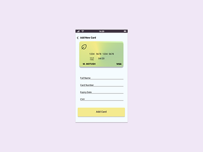 credit card day 2 creditcard ui