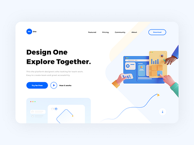 Teamwork landing page clean figma interface landingpage minimalist popular top trending uidesign uiux web webapp webdesign webui