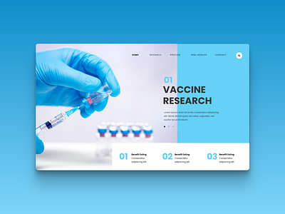 Healthcare Header Design india ui ux web web design