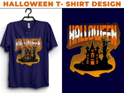 Halloween house t-shirt design art branding design graphic design graphic designer halloween halloween design halloween house halloween party halloween t shirt illustrator t shirt t shirt design typography vector