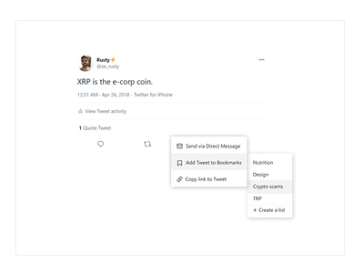 Twitter web app re-imagined bookmarks twitter ux