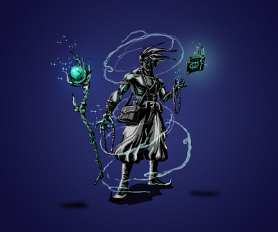 concept art of wizard art characterdesign concept art digitalart fantasyart game illustration mobilegames photoshop photoshop cs6