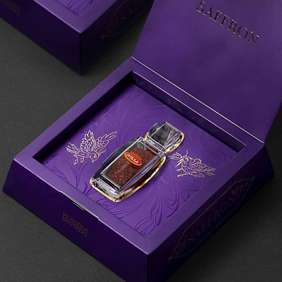 Hosseini brothers saffron packaging design animal brand branding calligraphy identity iran logo logotype minimalist mockup package package design packaging packaging design saffron typography