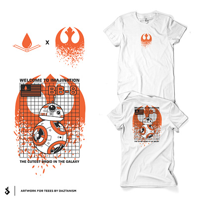 WRDC - BB8 apparel design apparel mockup artwork artworked artworks bb8 brand brand design clothing brand clothing company clothing design droid lucasfilm robots starwars tees tees design teesdesign teeshirt