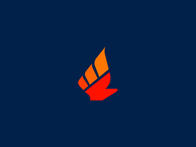 HereOn - A Branding Consultancy branding design flame flat graphic design icon logo minimal vector