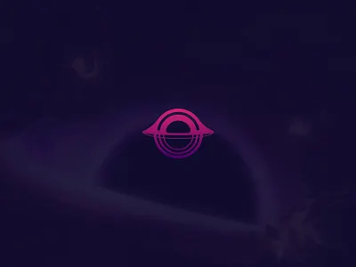 Dark Star logo abstract black hole dark dark star lines logo space star