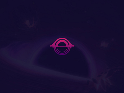 Dark Star logo abstract black hole dark dark star lines logo space star